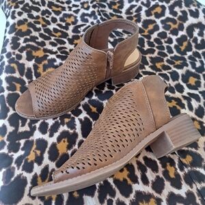 unrBed leather ankle‎ boots for girls big size 3M